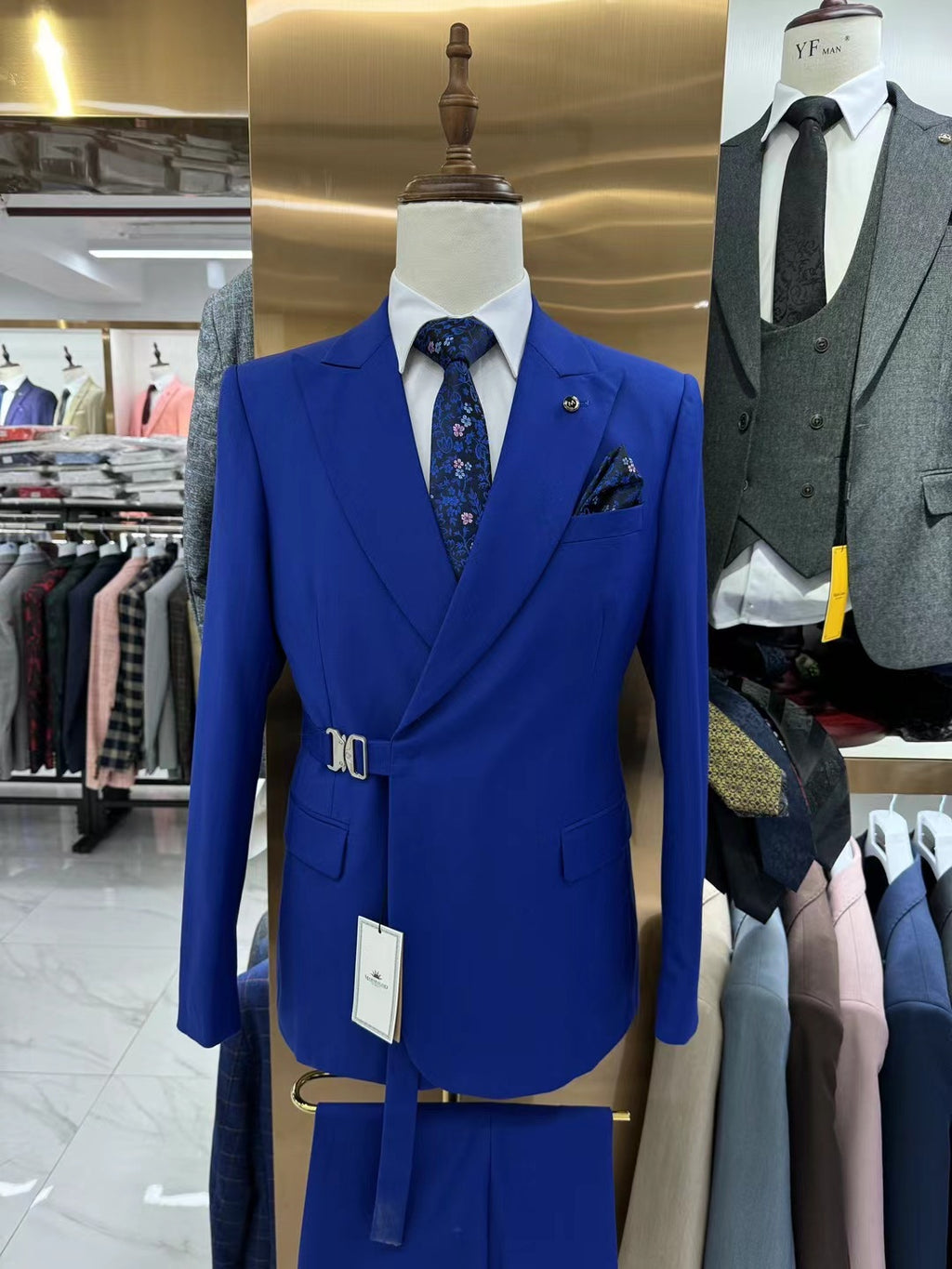 Costum 2 piese pentru bărbați eleganți, de nuntă sau ocazie, stil casual
