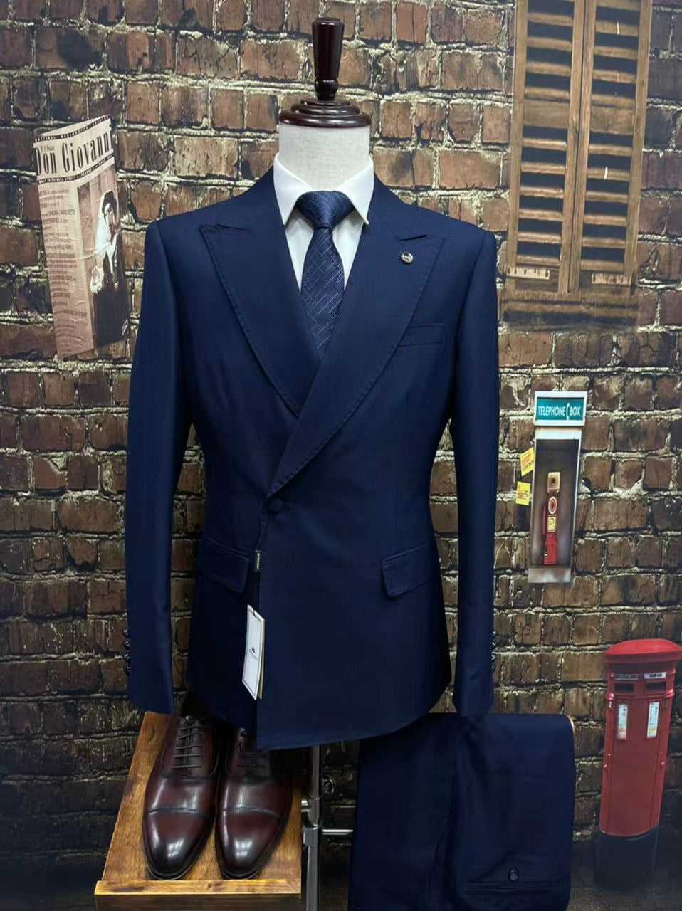 Costum de bărbați Business Slim Fit, set din 2 piese