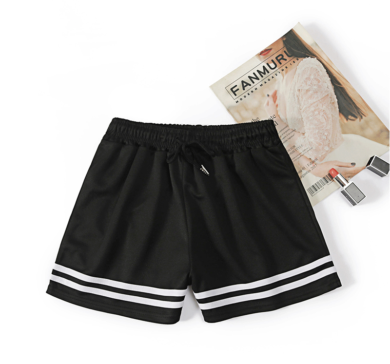 Pantaloni Scurți Largi Casual cu Talie Înaltă pentru Bărbați și Femei