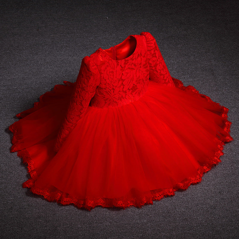 Rochie de vară de prințesă din dantelă pentru fete