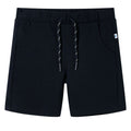 Pantaloni scurți pentru copii cu șnur, bleumarin, mărimea 104. Pantaloni scurți pentru copii cu șnur