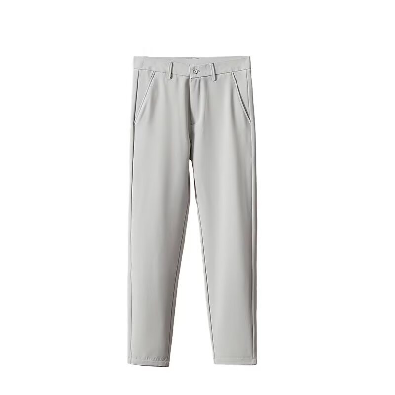 Pantaloni lungi, evazați, cu croială lejeră și drapaj casual