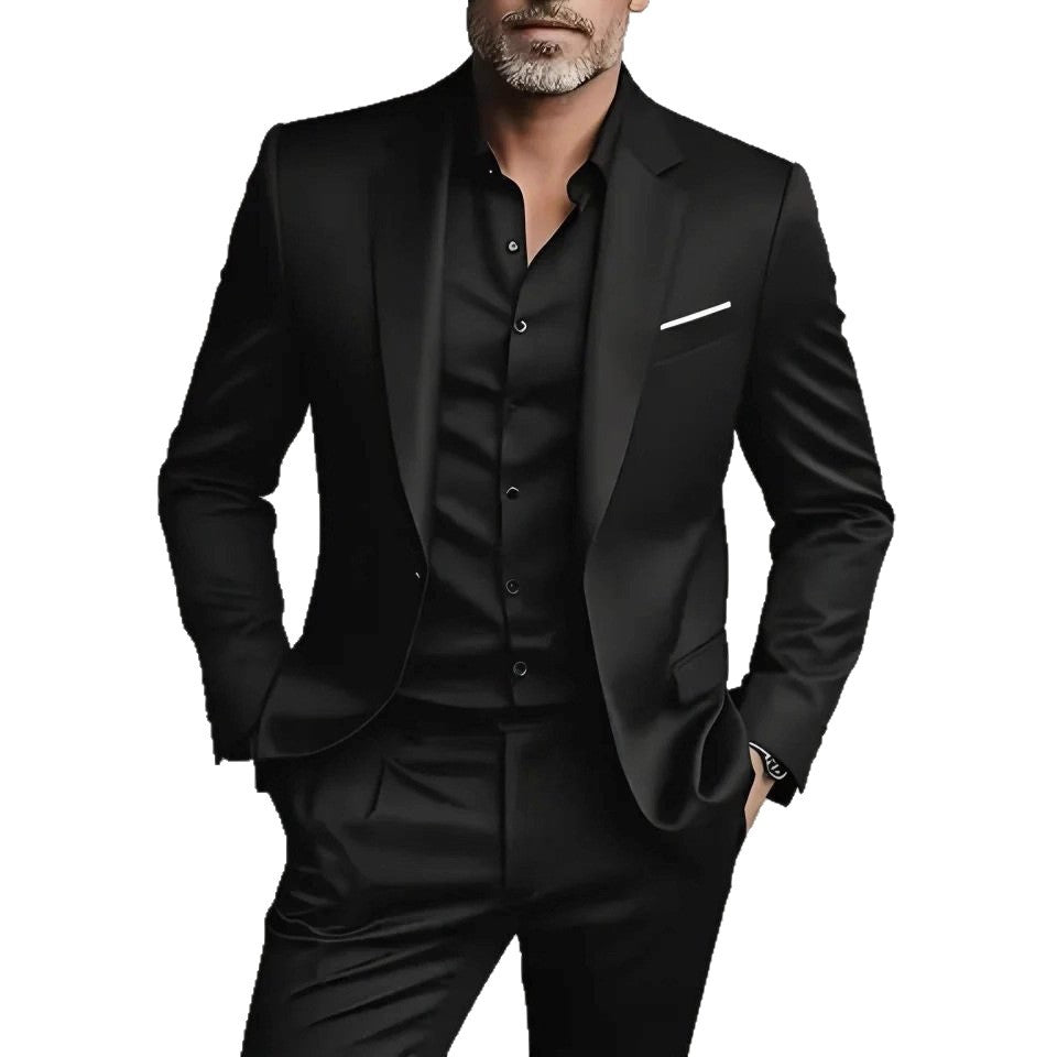 Costum bărbătesc smart-casual din două piese