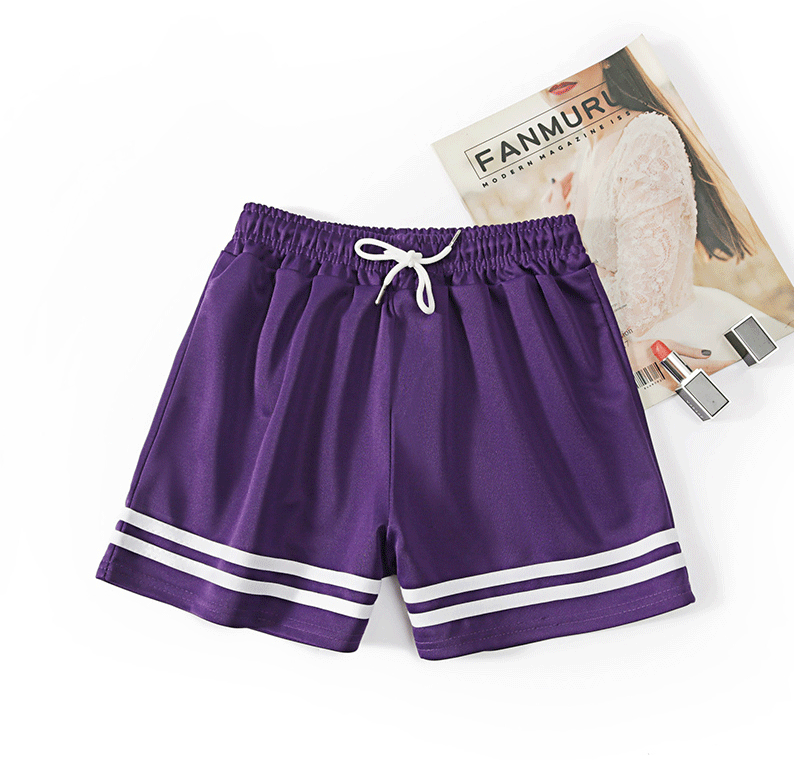 Pantaloni Scurți Largi Casual cu Talie Înaltă pentru Bărbați și Femei